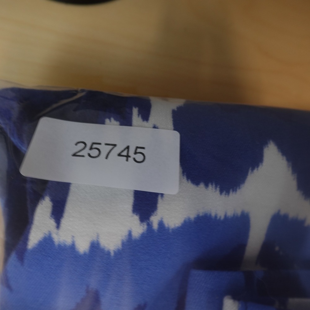 Polo Golf Ralph Lauren Pants Blue Ikat Print Size 6 Cotton Blend Stretch Pant - Picture 9 of 9